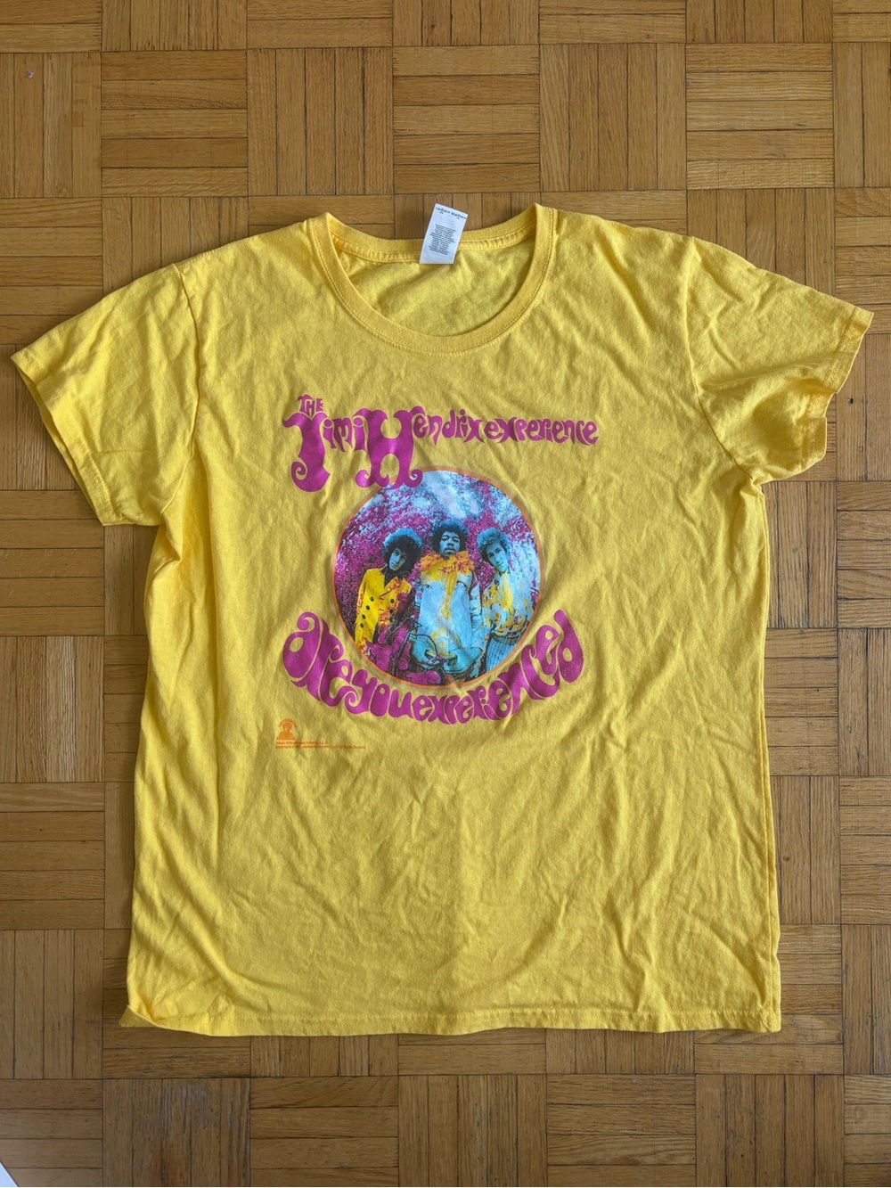 Yellow Jimi Hendrix Tee